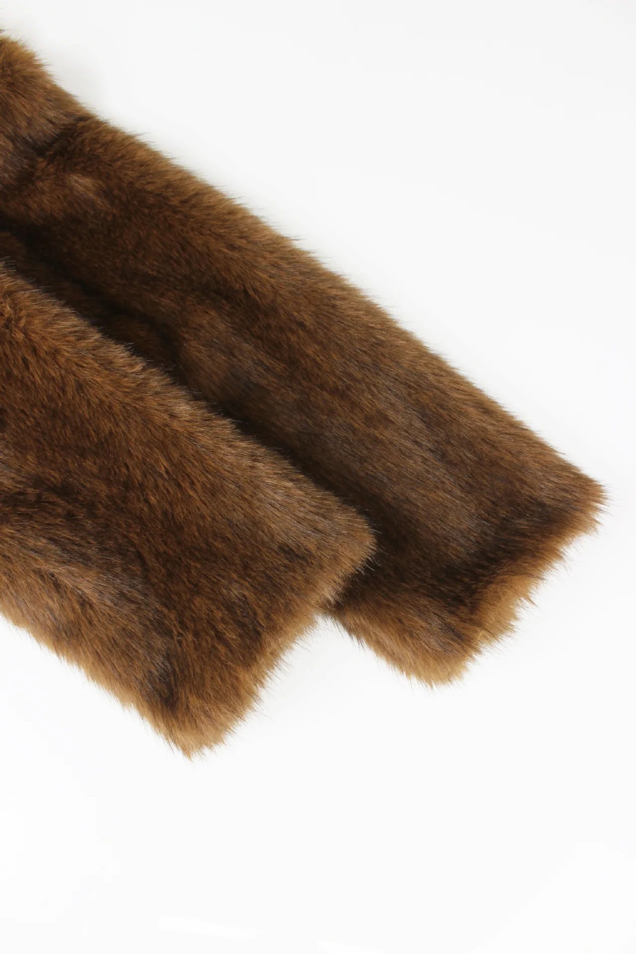 Faux Fur Patchwork Leather Motorcycle Jacket