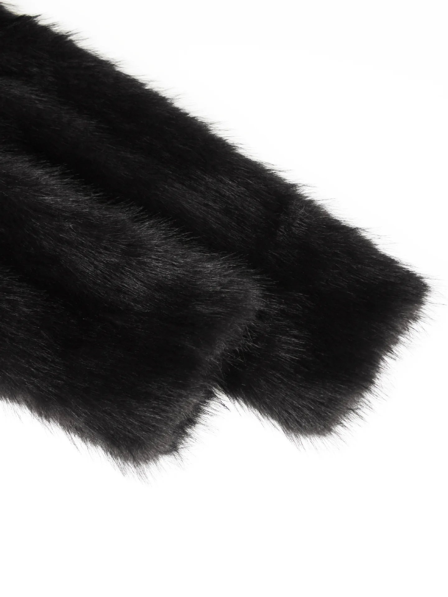 Faux Fur Patchwork Leather Motorcycle Jacket