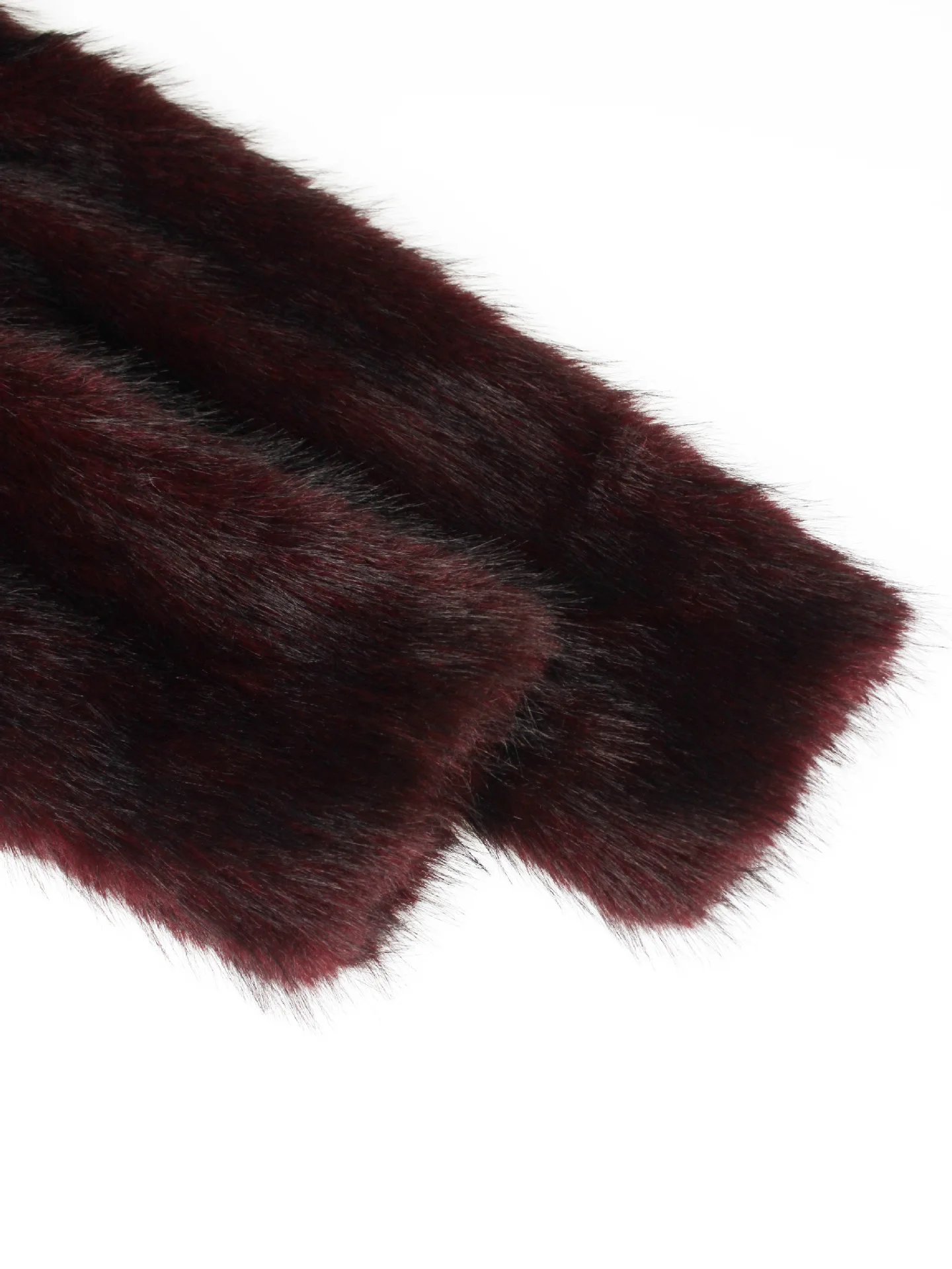 Faux Fur Patchwork Leather Motorcycle Jacket