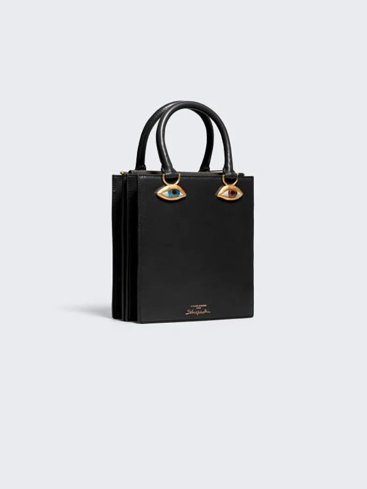 Quality Black Leather Luxury Brand Handbag