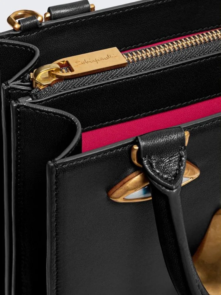 Quality Black Leather Luxury Brand Handbag