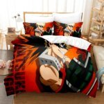 Hero Academia Bedding Set  Single Double Queen Twin Full Size Duvet Cover Teens Bed Linen
