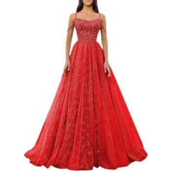 Customized Off The Shoulder A-Line Prom Dresses Long Ball Gown