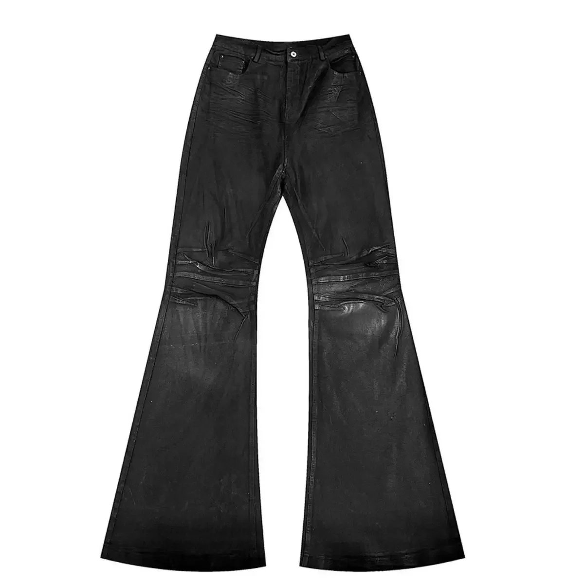 High micro-flare men and women loose jeans