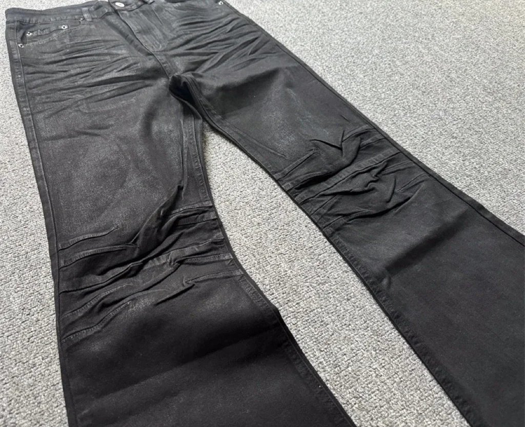 High micro-flare men and women loose jeans