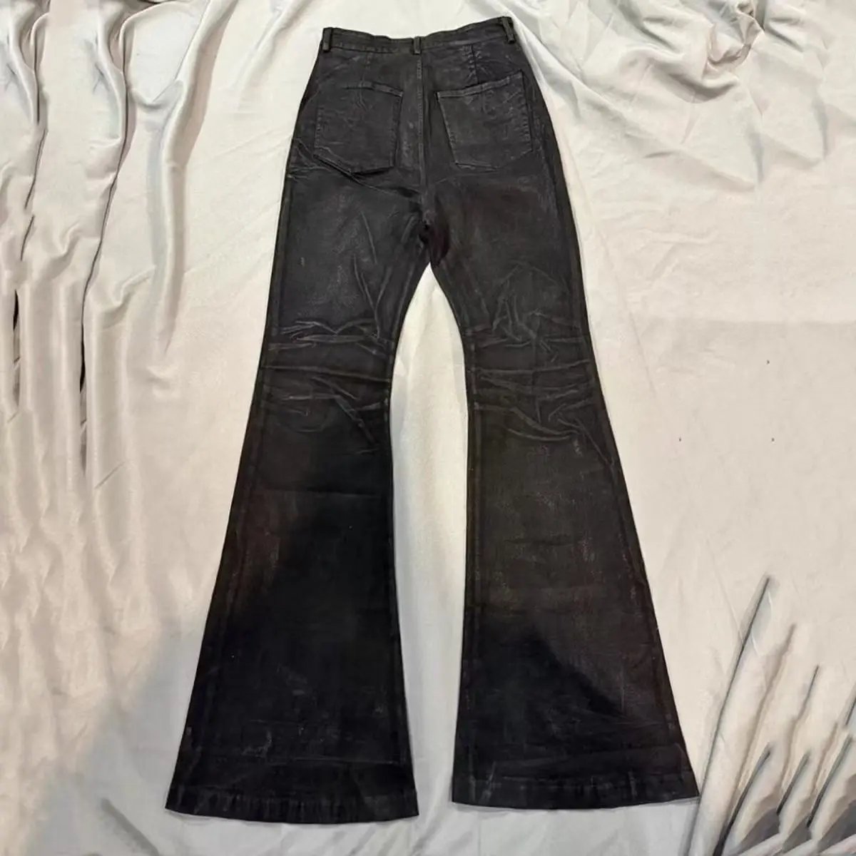 High micro-flare men and women loose jeans