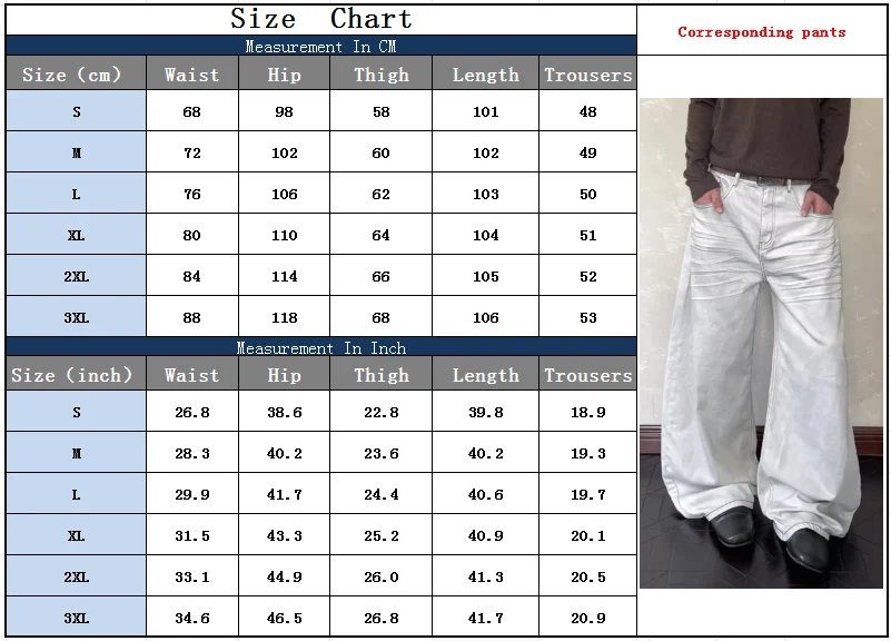 White Baggy Cleanfit Jeans