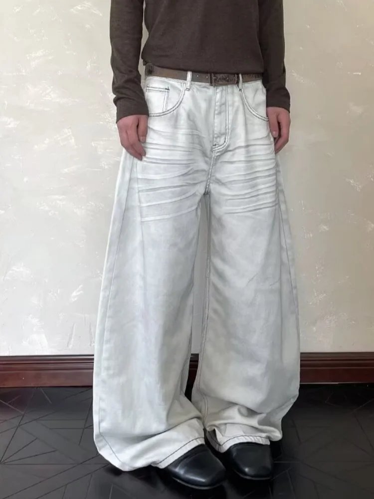 White Baggy Cleanfit Jeans