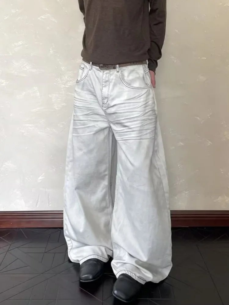 White Baggy Cleanfit Jeans