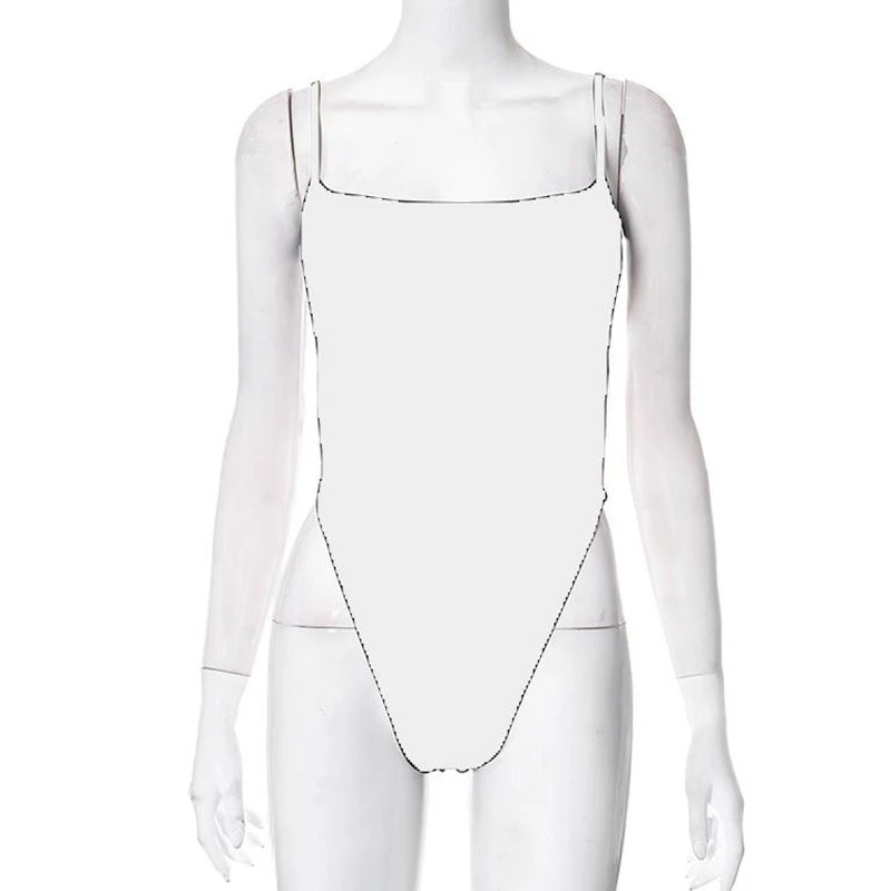 Thin Shoulder Strap Fashion Bodysuit