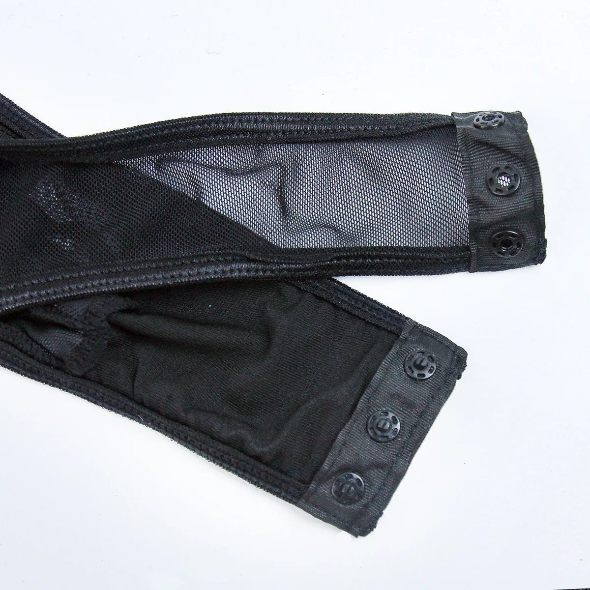 V-neck shaping, adjustable shoulder straps, reinforced soft padded bra, top