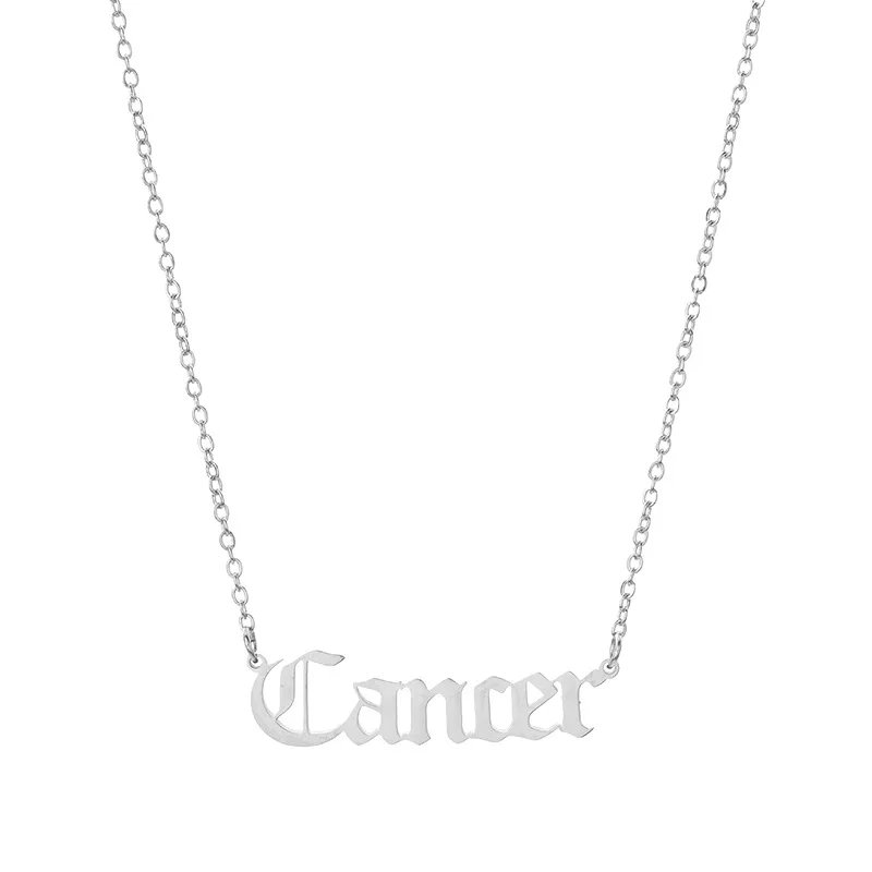 Stainless Steel 12 Zodiac Constellation Necklaces Stainless Steel 12 Zodiac Constellation Necklaces