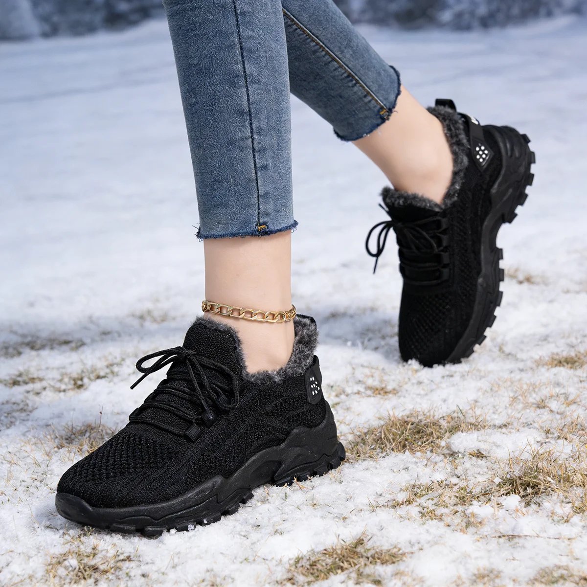 Women's Winter Lightweight Warm Sneakers