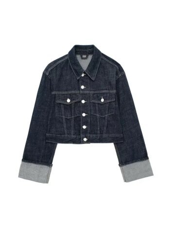 Denim Blue Single Breasted Jackets