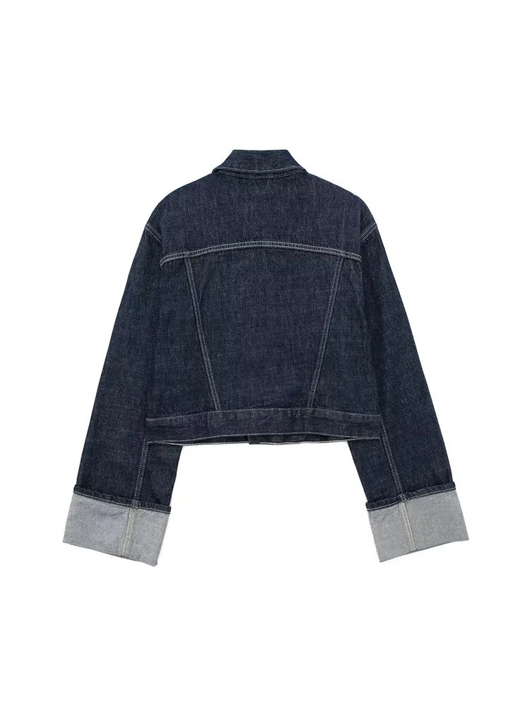 Denim Blue Single Breasted Jackets