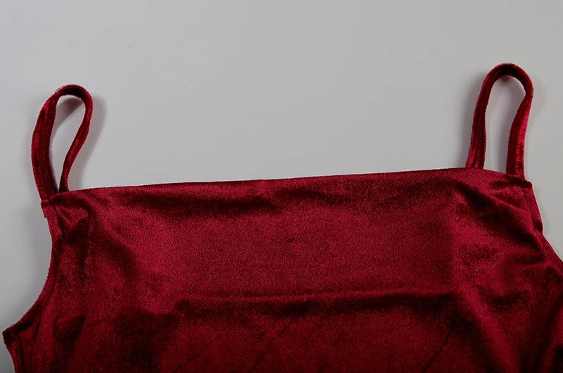 Velvet Sleeveless Slip Sexy Slit Maxi Dress Velvet Sleeveless Slip Sexy Slit Maxi Dress