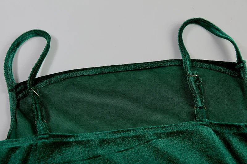 Velvet Sleeveless Slip Sexy Slit Maxi Dress Velvet Sleeveless Slip Sexy Slit Maxi Dress