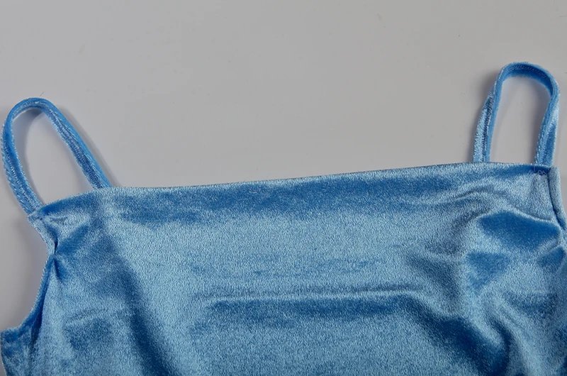 Velvet Sleeveless Slip Sexy Slit Maxi Dress Velvet Sleeveless Slip Sexy Slit Maxi Dress