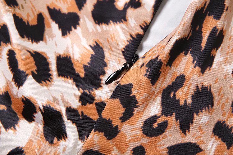 Leopard Jumpsuits Sexy Mesh Thin Leopard Jumpsuits Sexy Mesh Thin