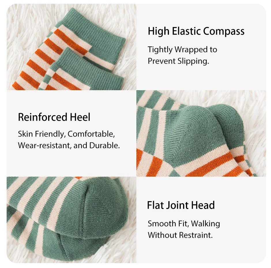 6 Pairs of Women's Autumn socks