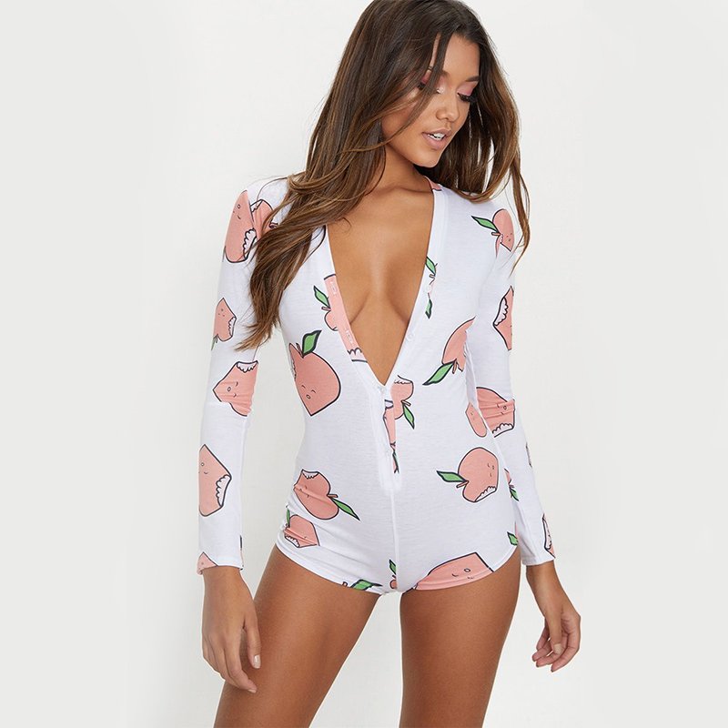 Low Cut Bodycon Sleepwear Low Cut Bodycon Sleepwear