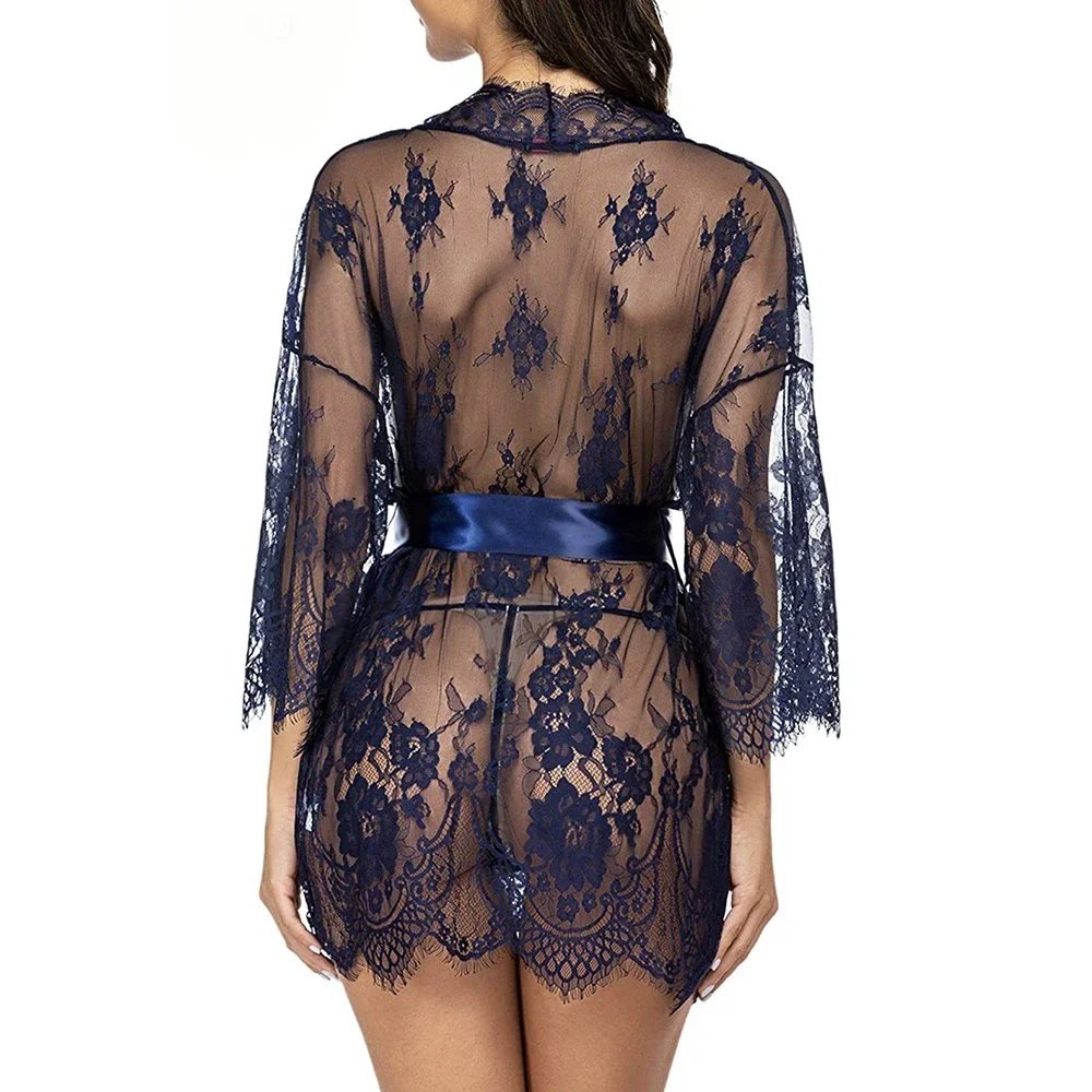 Sexy Lace Robe Dress Sexy Lace Robe Dress
