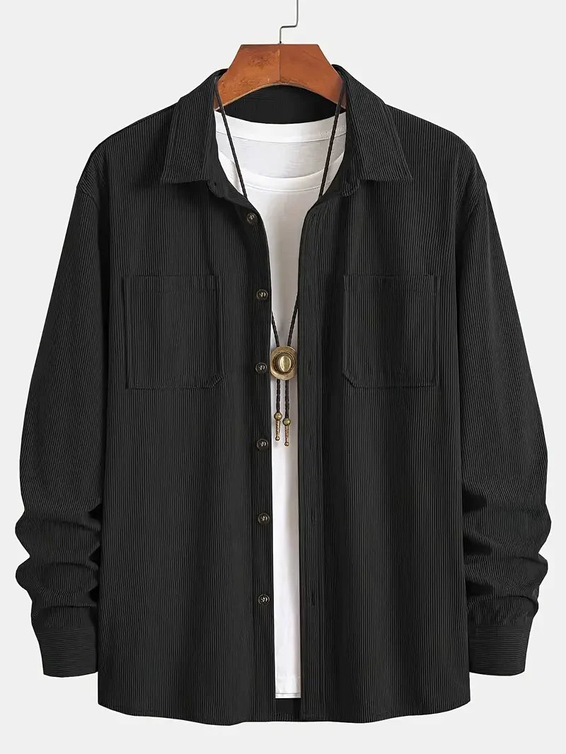 Men's Trendy Corduroy Shirt Jacket