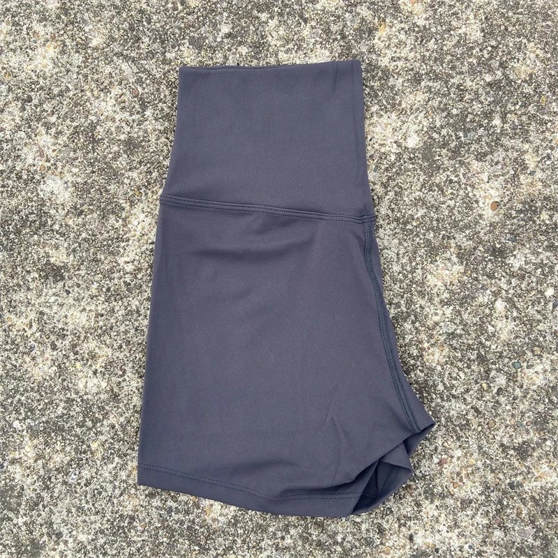 Solid Color Women Fitness Sport Short High