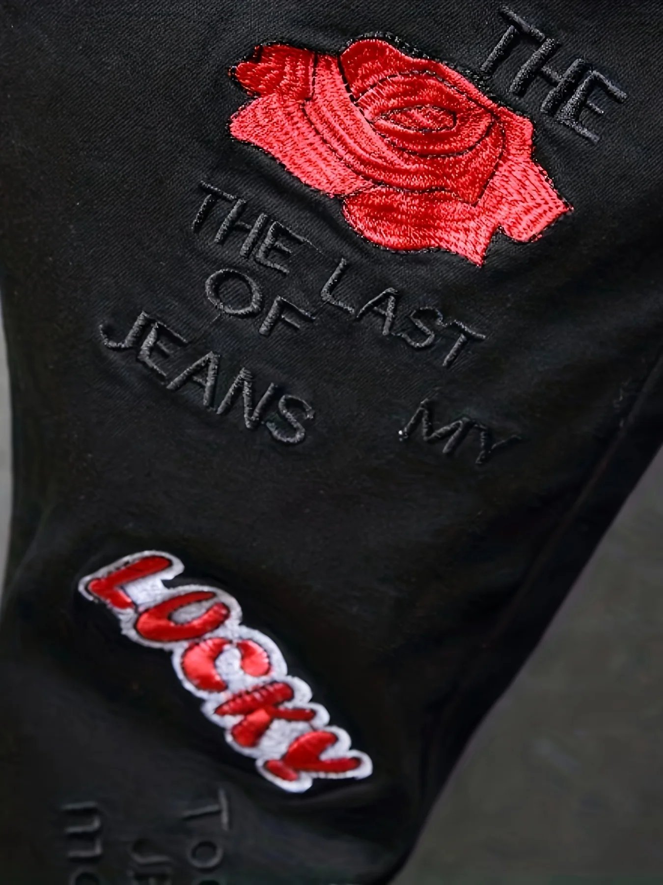 Men's slim fit  straight leg denim pants