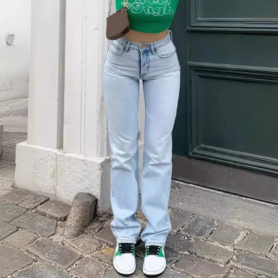 women's light blue slim fit jeans