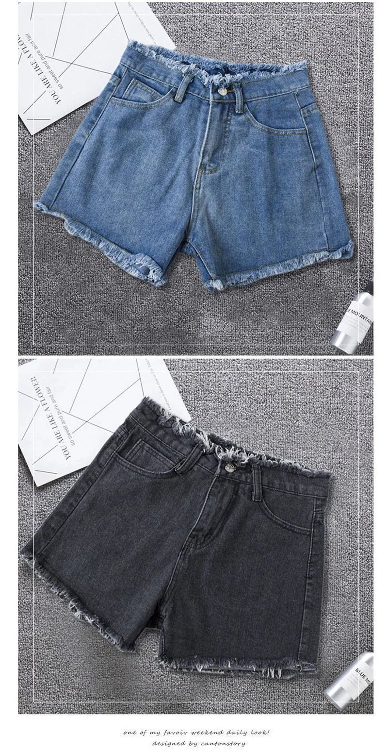 High waist jeans Shorts