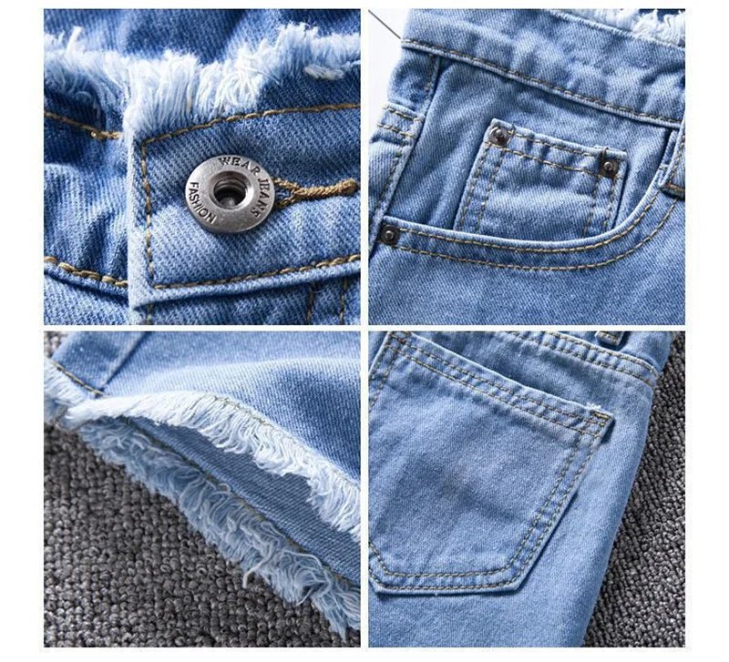 High waist jeans Shorts