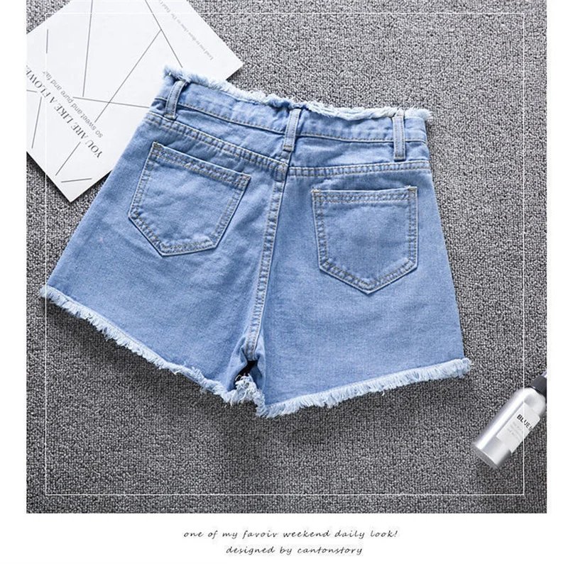High waist jeans Shorts