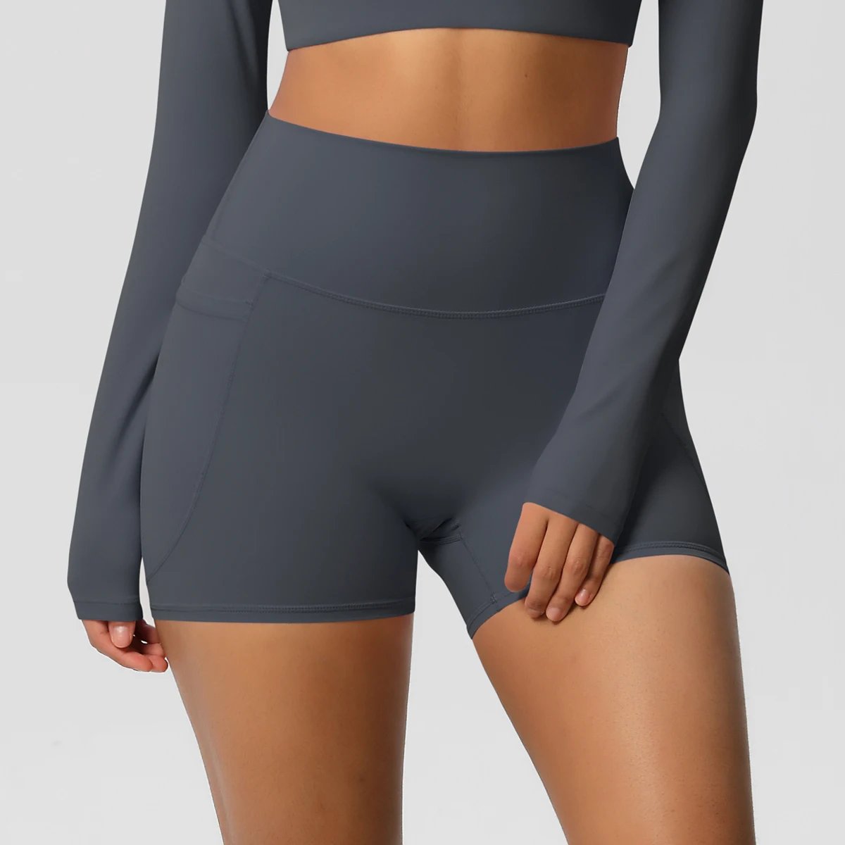 PocketedYoga Legging Shorts