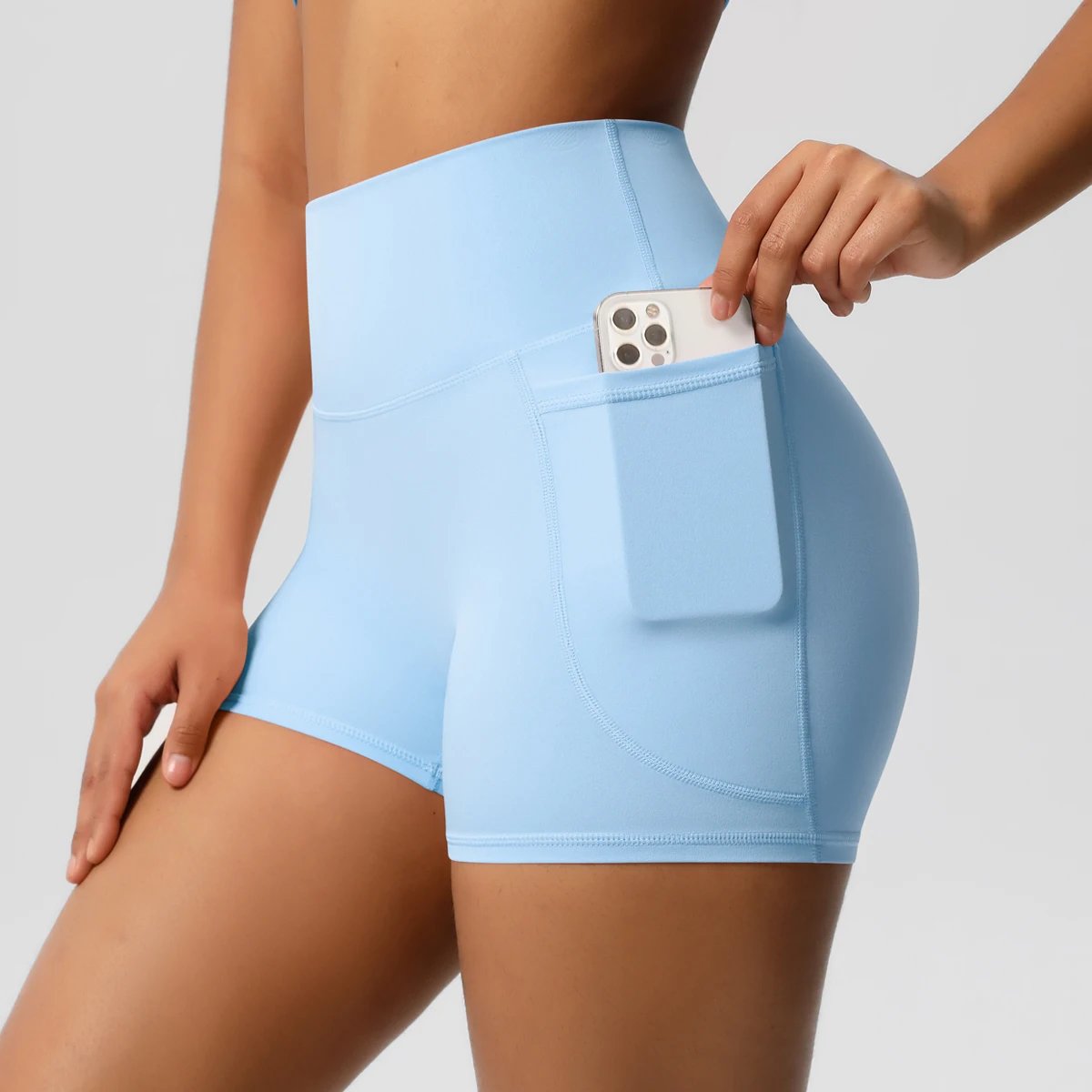 PocketedYoga Legging Shorts