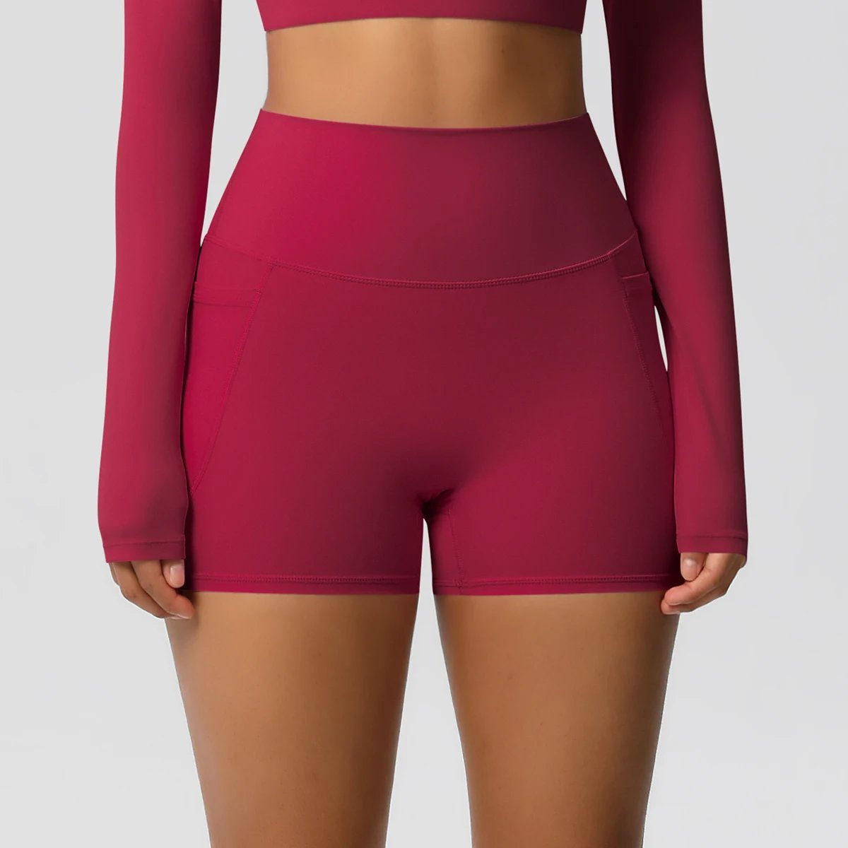 PocketedYoga Legging Shorts
