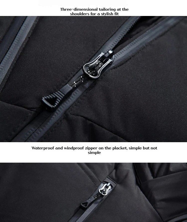 Men's Down Jacket Winter Warm Short