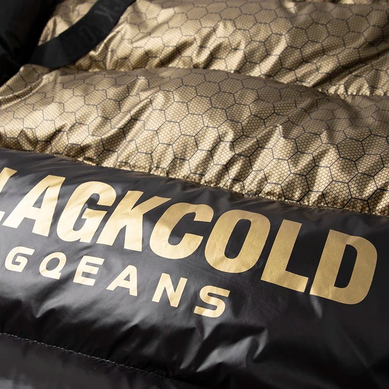 Winter Black Gold Down Jacket