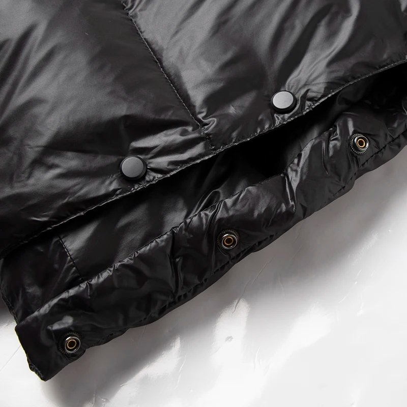 Winter Black Gold Down Jacket