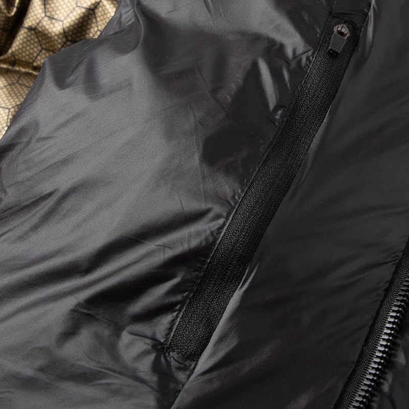 Winter Black Gold Down Jacket