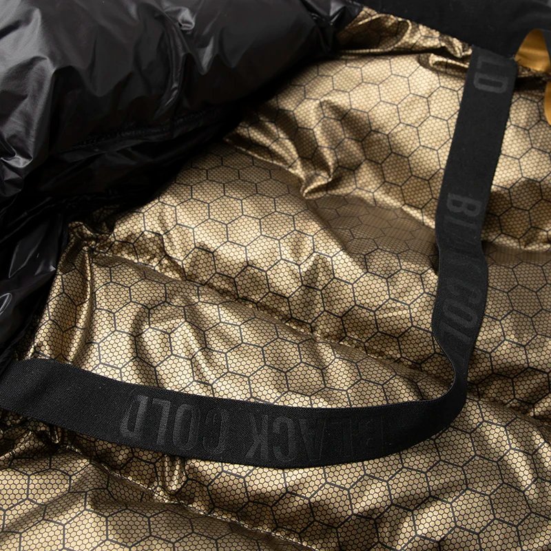 Winter Black Gold Down Jacket