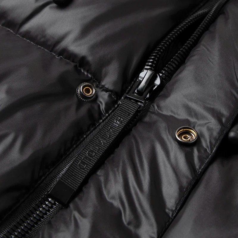 Winter Black Gold Down Jacket