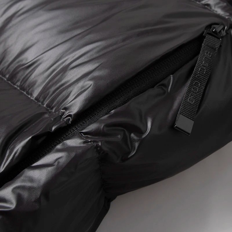 Winter Black Gold Down Jacket