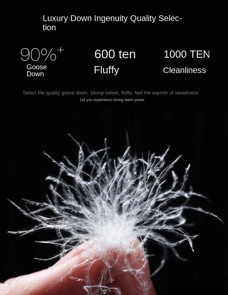 Winter Black Gold Down Jacket