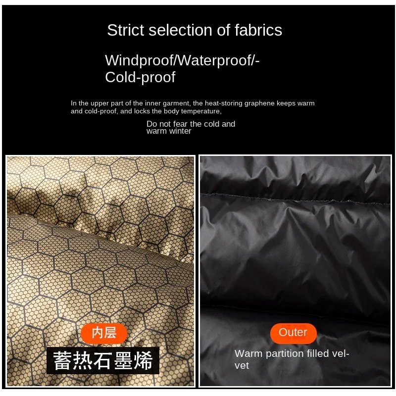 Winter Black Gold Down Jacket