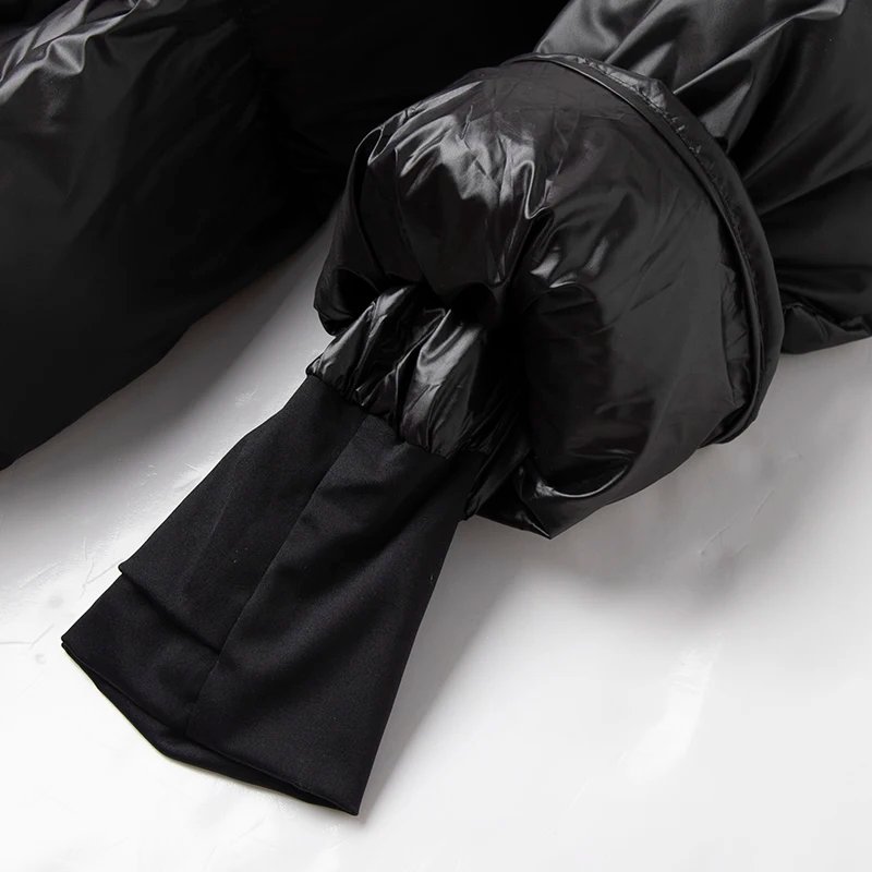 Winter Black Gold Down Jacket