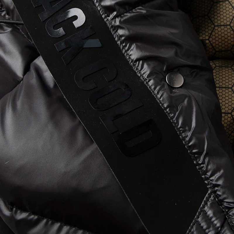 Winter Black Gold Down Jacket