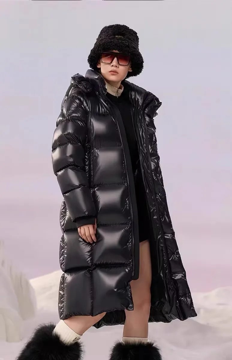 Winter Black Gold Down Jacket