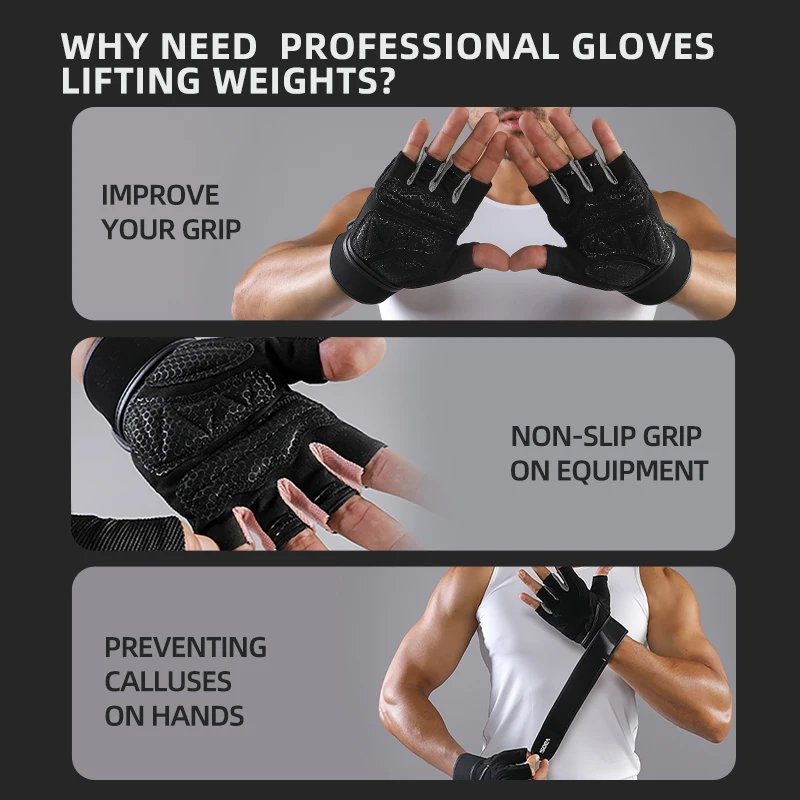 Half Finger Fitness Gloves