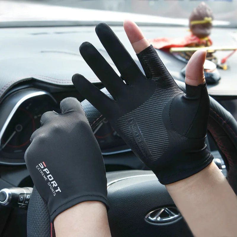 Ice Silk Half-finger Cycling Gloves Ice Silk Half-finger Cycling Gloves